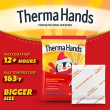 Load image into Gallery viewer, ThermaHands Hand Warmers [20 Pack] - Premium Quality (Duration: 12 + Hours of Heat) Air-Activated, Convenient, Safe, Natural, Odorless, &amp; Long Lasting Warmers